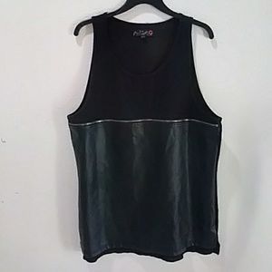 GUESS faux leather for men large